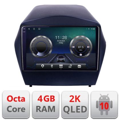 Navigatie HHyundai IX35 C-361 Android Octa Core Ecran 2K QLED GPS 4G 4+32GB 360 KIT-361+EDT-E409-2K