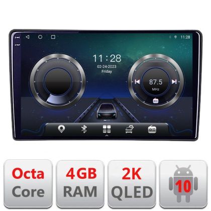 Navigatie HHyundai I40 Android Octa Core Ecran 2K QLED GPS 4G 4+32GB 360 kit-i40+EDT-E409-2K