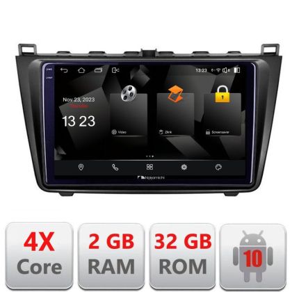 Navigatie Mazda 6 5230-012 Android Ecran 720P Quad Core 2+32 carplay android auto