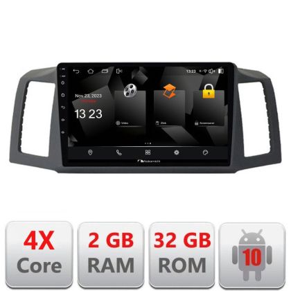 Navigatie Jeep Grand Cherokee 2008-2010 Android radio gps internet quad core 2+32 carplay android auto