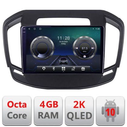 Navigatie Opel Insignia 2014-2016 C-338 Android Octa Core Ecran 2K QLED GPS 4G 4+32GB 360 KIT-338+EDT-E409-2K