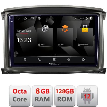 Navigatie Toyota Land Cruiser L100 2002-2006 Android radio gps internet octa core 8+128 carplay android auto