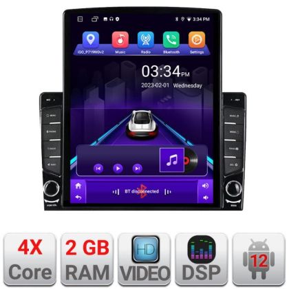 Navigatie Suzuki Splash Opel Agila 2008-2014 Android radio gps internet quad core 2+32 ecran vertical 9.7" kit-splash-+EDT-E708 v1