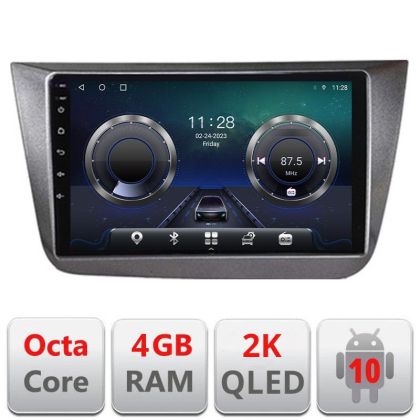 Navigatie Seat Altea 2005-2014 Android ecran Qled 2K Octa core 4+32 Kit-altea+EDT-E409-2K