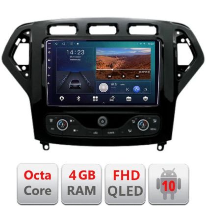 Navigatie Ford Mondeo 2007-2010 Android radio gps internet quad core 4+64 carplay android auto KIT-mondeo-nav-07+EDT-E309v3