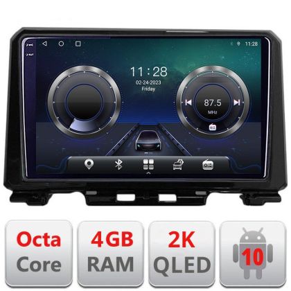 Navigatie Suzuki Jimny 2018- C-JIMNY Android Octa Core Ecran 2K QLED GPS 4G 4+32GB 360 KIT-JIMNY+EDT-E409-2K