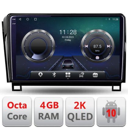 Navigatie Toyota Tundra 2007-2013 Android Octa Core Ecran 2K QLED GPS 4G 4+32GB 360 kit-tundra07+EDT-E409-2K