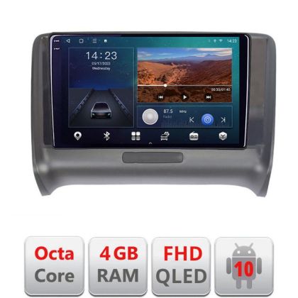 Navigatie Audi TT 2004-2011 Quad Core B-078 Android Ecran QLED octa core 4+64 carplay android auto KIT-078+EDT-E309V3