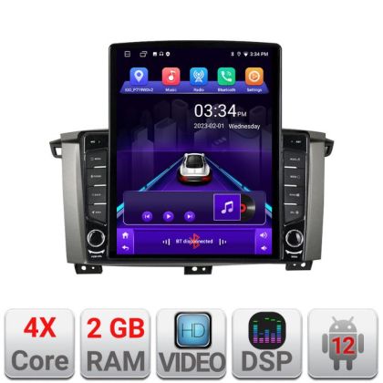 Navigatie Toyota Land Cruiser L100 2002-2006 Android radio gps internet quad core 2+32 ecran vertical 9.7" KIT-L105+EDT-E708