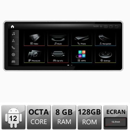 Navigatie Audi A6 C6 MMI2G 2005-2008 Android Octa Core 8+128 12.3" 1920x720