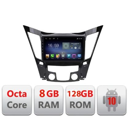 Navigatie HHyundai Sonata 2011-2015 F-259 Octa Core cu Android Radio Bluetooth Internet GPS WIFI DSP 8+128GB 4G