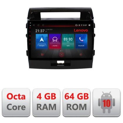 Navigatie Toyota Land Cruiser L200 E-381 Octa Core cu Android Radio Bluetooth Internet GPS WIFI DSP 4+64GB 4G