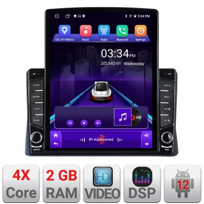 Navigatie Jeep Grand Cherokee 2004-2007 Android radio gps internet quad core 2+32 ecran vertical 9.7" Kit-cherokee-2007+EDT-E708