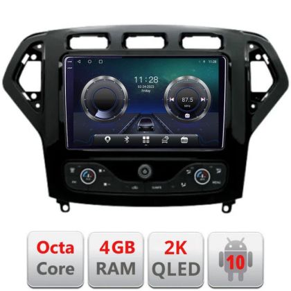 Navigatie Ford Mondeo 2007-2010 Android ecran Qled 2K Octa core 4+32 KIT-mondeo-nav-07+EDT-E409-2K