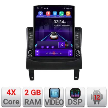 Navigatie Opel Meriva 2010-2017 Android radio gps internet quad core 2+32 ecran vertical 9.7" KIT-meriva+EDT-E708