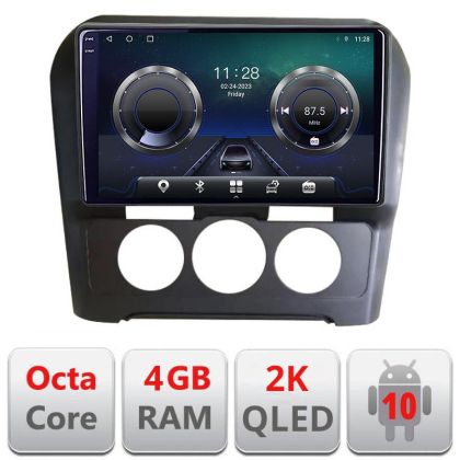 Navigatie Citroen C4 clima manuala 2015-2018 C-C4-AC Android Octa Core Ecran 2K QLED GPS 4G 4+32GB 360 KIT-C4-AC+EDT-E409-2K