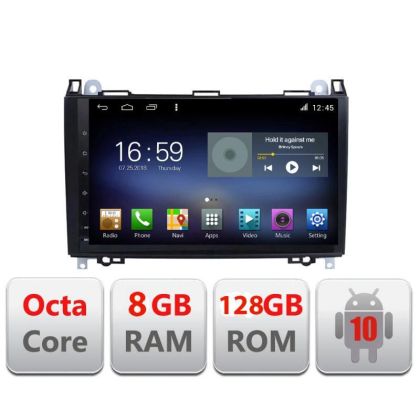 Navigatie Mercedes VW F-068 Octa Core cu Android Radio Bluetooth Internet GPS WIFI DSP 8+128GB 4G