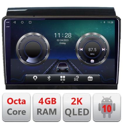 Navigatie Fiat Ducato Citroen Jumper Peugeot Expert 2006-2018 variante radio cd sauNavigatie de fabrica Android Octa Core Ecran 2K QLED GPS 4G 4+32GB 360 KIT-ducato-high+EDT-E409-2K v1