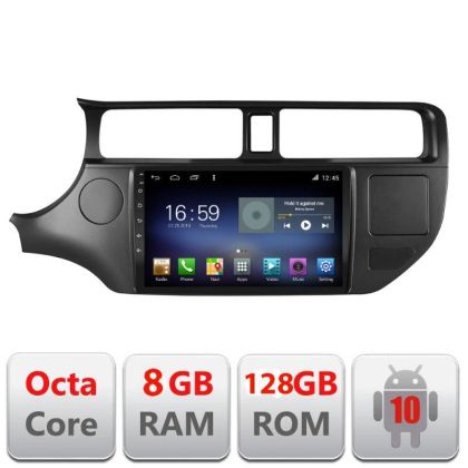 Navigatie Kia Rio 2011-2014 F-rio-11 Octa Core cu Android Radio Bluetooth Internet GPS WIFI DSP 8+128GB 4G