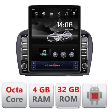 Navigatie Mercedes SL W230 2004-2011 G-W230 ecran tip TESLA 9.7" cu Android Radio Bluetooth Internet GPS WIFI 4+32GB D