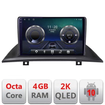 Navigatie BMW X3 E83 C-083 Android Octa Core Ecran 2K QLED GPS 4G 4+32GB 360 KIT-083+EDT-E409-2K