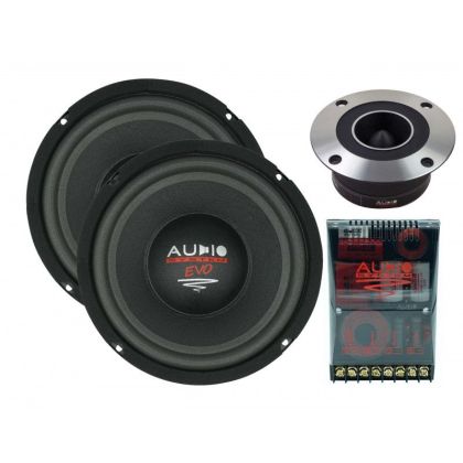 Difuzoare componente Audio System X 200-4 FREE AIR FLAT EVO 2 250 mm 8" 200 watts 3 ohm