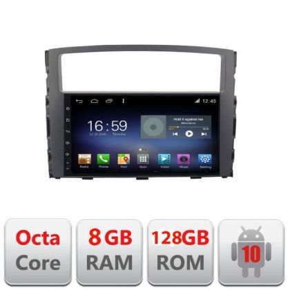 Navigatie MITSUBISHI PAJERO F-452 Octa Core cu Android Radio Bluetooth Internet GPS WIFI DSP 8+128GB 4G