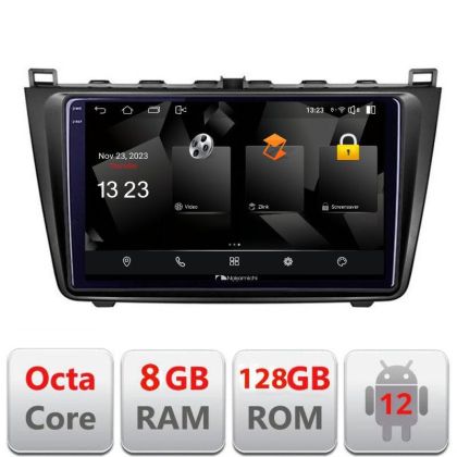 Navigatie Mazda 6 5960Pro-012 Android Octa Core Qualcomm 2K Qled 8+128 DTS DSP 360 4G Optical