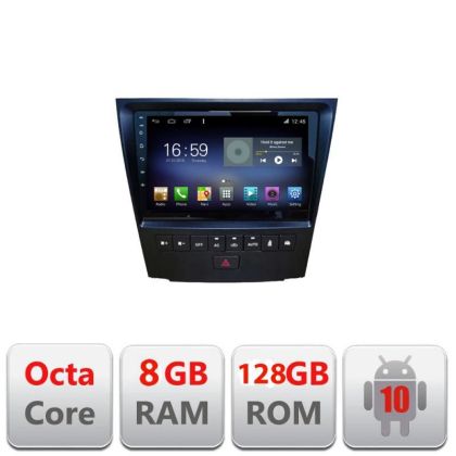 Navigatie Lexus GS-04 2004-2011 F- GS-04 Octa Core cu Android Radio Bluetooth Internet GPS WIFI DSP 8+128GB 4G