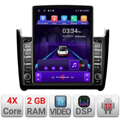 Navigatie VW Polo 2014- K-655 ecran tip TESLA 9.7" cu Android Radio Bluetooth Internet GPS WIFI 2+32 DSP Quad Core