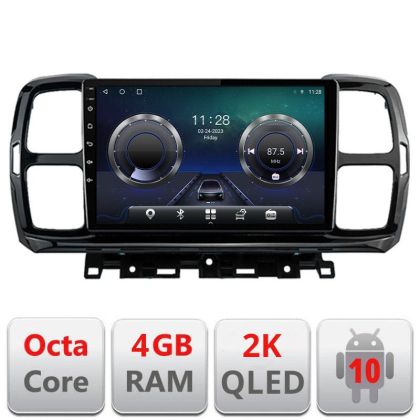 Navigatie Citroen C5 Aircross Android ecran Qled 2K Octa core 4+32 Kit-aircross+EDT-E409-2K