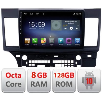 Navigatie MITSUBISHI LANCER F-037 Octa Core cu Android Radio Bluetooth Internet GPS WIFI DSP 8+128GB 4G