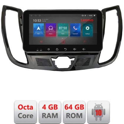 Navigatie Ford Kuga C-MAX Android radio gps internet Octa Core 4+64 LTE ecran de 10.33' wide KIT-362-v2+EDT-E511-pro