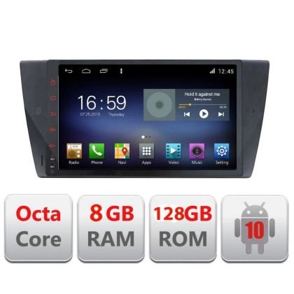 Navigatie BMW Seria 3 E90 F-095 Octa Core cu Android Radio Bluetooth Internet GPS WIFI DSP 8+128GB 4G