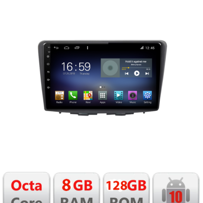 Navigatie Suzuki Baleno F-baleno Octa Core cu Android Radio Bluetooth Internet GPS WIFI DSP 8+128GB 4G