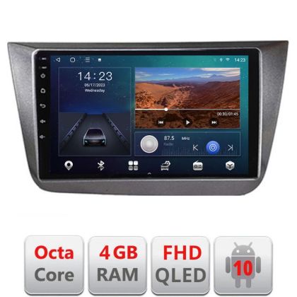 Navigatie Seat Altea 2005-2014 Android radio gps internet quad core 4+64 carplay android auto Kit-altea+EDT-E309v3