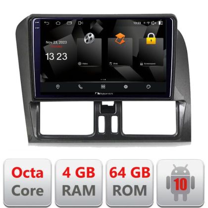 Navigatie dedicata Nakamichi Volvo XC60 2014-2018 sistem Sensus Connect 5510-272-14  Android Octa Core 720p 4+64 DSP 360 camera carplay android auto