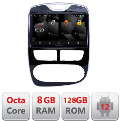 Navigatie Renault Clio 4 V1 5960Pro-467 Android Octa Core Qualcomm 2K Qled 8+128 DTS DSP 360 4G Optical