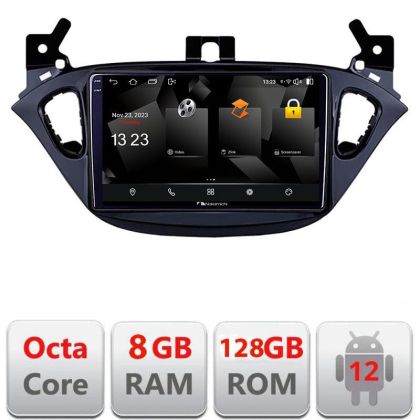 Navigatie Opel Corsa 2013-2016 5960Pro-corsa Android Octa Core Qualcomm 2K Qled 8+128 DTS DSP 360 4G Optical