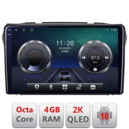 Navigatie Suzuki Alto 2009-2016 Android ecran Qled 2K Octa core 4+32 KIT-alto+EDT-E409-2K