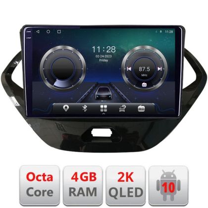 Navigatie Ford KA 2015-2020 Android ecran Qled 2K Octa core 4+32 KIT-ka+EDT-E409-2K