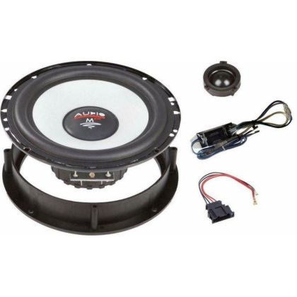 KIT Sistem component Dedicat VW UP  6.5"  m-fit 165mm Crossover plug'n'play 90W pe 2 căi Audio System German Sound v1