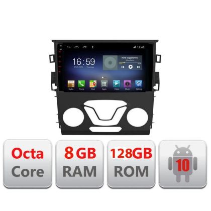 Navigatie Ford Mondeo 2013-2020 F-377 Octa Core cu Android Radio Bluetooth Internet GPS WIFI DSP 8+128GB 4G