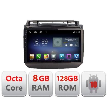 Navigatie VW TOUAREG 2011-2018 F-1142 Octa Core cu Android Radio Bluetooth Internet GPS WIFI DSP 8+128GB 4G