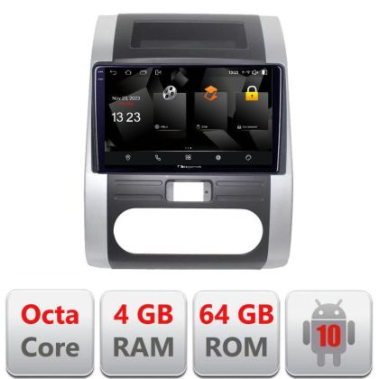 Navigatie Nissan X-Trail 2007-2013 5510-001 Android Octa Core 720p 4+64 DSP 360 camera carplay android auto