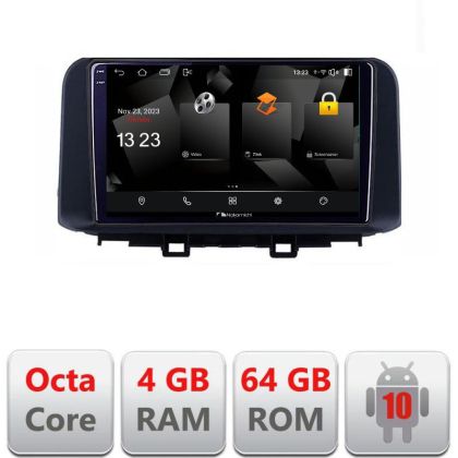 Navigatie HHyundai Kona 5510-1058 Android Octa Core 720p 4+64 DSP 360 camera carplay android auto
