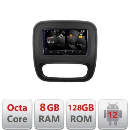 Navigatie Renault Trafic 2014-2017 5960Pro-rt09 Android Octa Core Qualcomm 2K Qled 8+128 DTS DSP 360 4G Optical v1