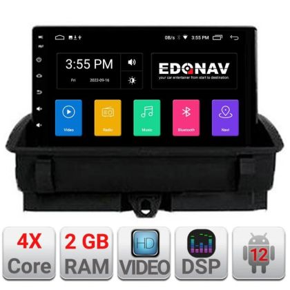 Navigatie Audi Q3 2011-2018 Android radio gps internet 2+32GB 4-Core Kit-q3+EDT-E209v2