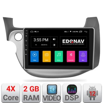 Navigatie Honda Fit 2008-2013 Android radio gps internet 2+32 Kit-fit-08+EDT-E209v2