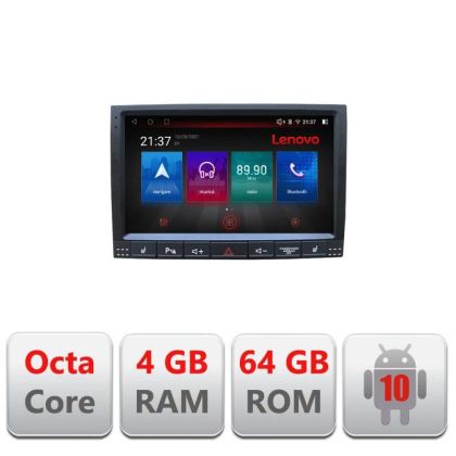 Navigatie VW Touareg 2004-2010 Octa Core cu Android Radio Bluetooth Internet GPS WIFI DSP 4+64GB 4G Kit-042-v2+EDT-E50